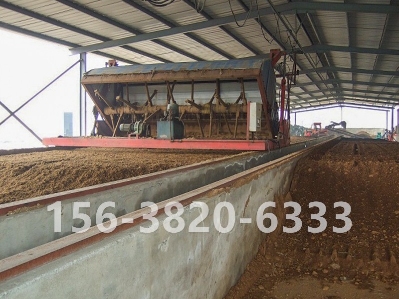 有機肥發(fā)酵翻拋圓盤造?，F(xiàn)場